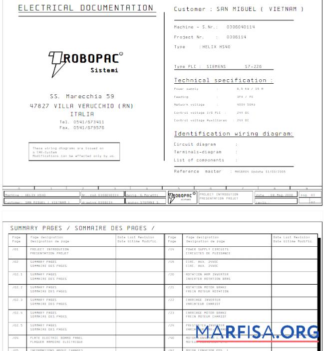 Printable ITALY ROPOBAC SYSTEMI utility bill Word and PDF template